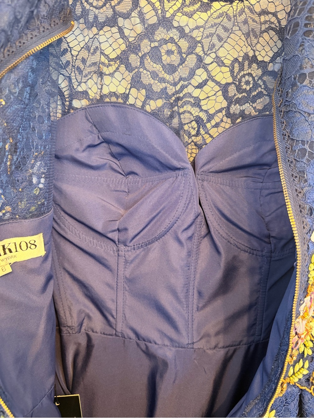 NWT Park 108 lace embroidered dress - Picture 7 of 8